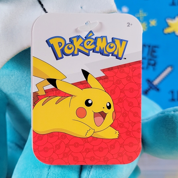 Jazwares Pokemon Vaporeon 8" UltraSoft Video Game Collectible Toy Plush NWT - Picture 7 of 8